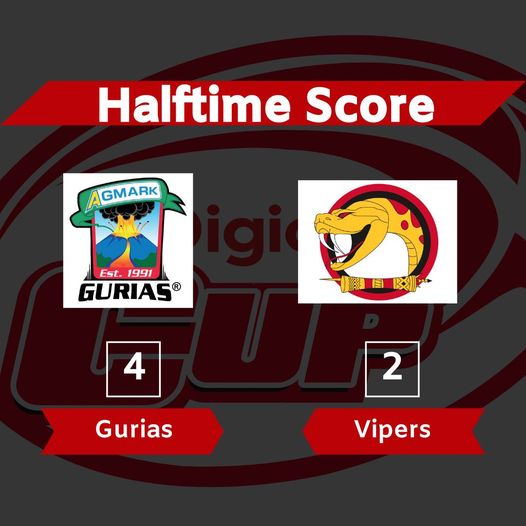 Halftime here for Game 3 at the Santos National...